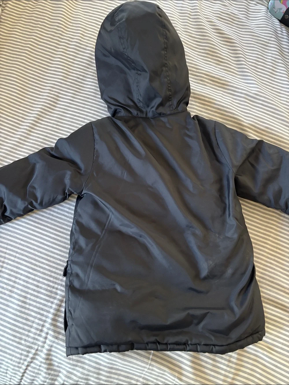 GAP Black Hooded Puffer Coat for Kids